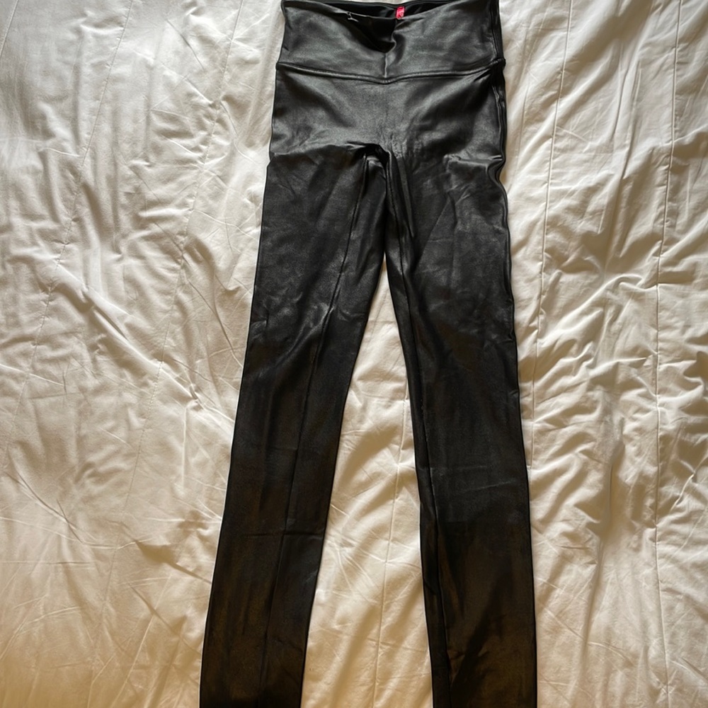 Spanx leather leggings
